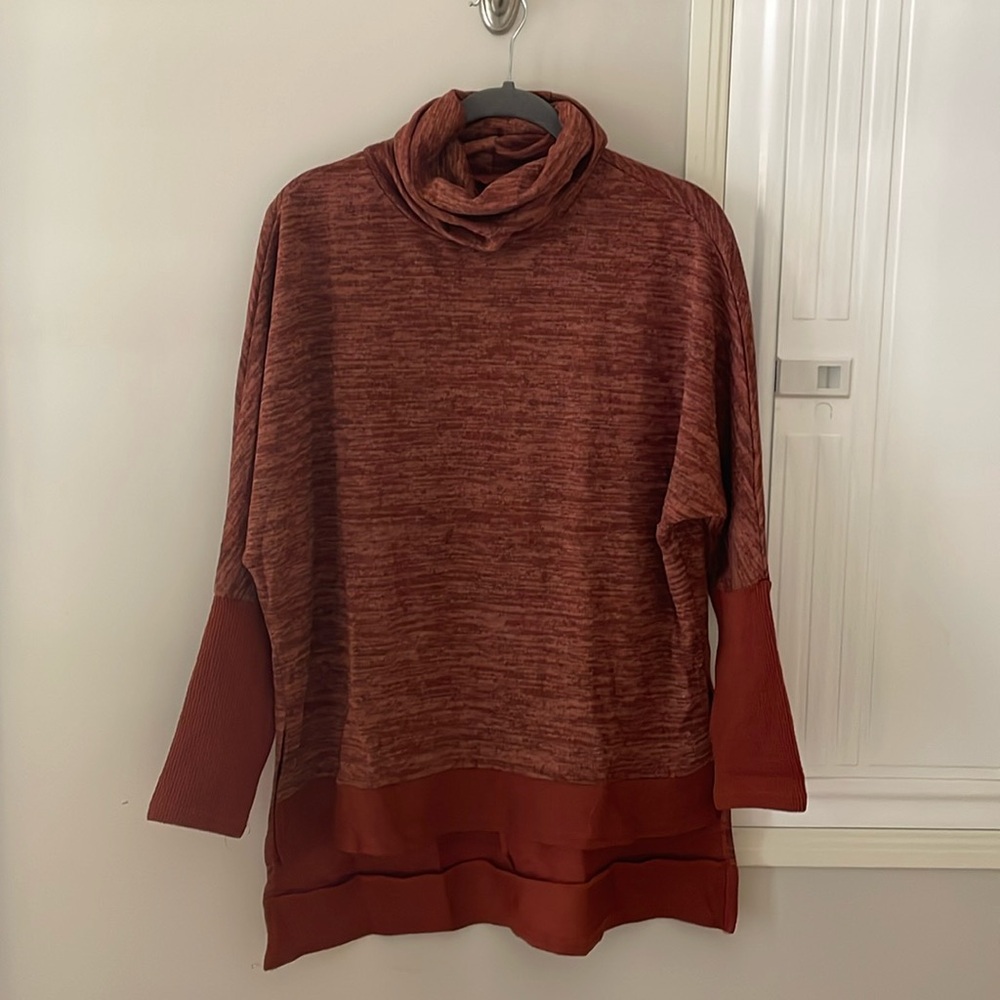 Oversized poncho style sweater